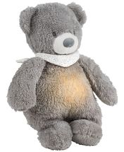 Luz de noche de peluche Oso Sleepy - gris NA876629 Nattou 1