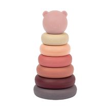 Torre apilable de silicona Oso rosa NA876841 Nattou 1