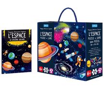 Libro y puzle Espacio SJ-600969 Sassi Junior 1