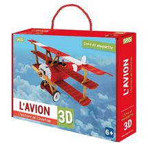 Libro y maqueta El avión 3D SJ-604394 Sassi Junior 1
