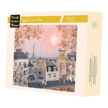 Cielo rosa en invierno de Delacroix A1035-750 Puzzle Michèle Wilson 1