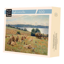 Cosecha cerca de Tulstrup de Monsted A1179-500 Puzzle Michèle Wilson 1