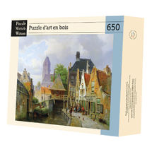 Vista de Oudewater de Koekkoek A296-650 Puzzle Michèle Wilson 1