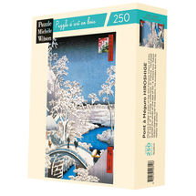 El puente de Meguro, de Hiroshige A566-250 Puzzle Michèle Wilson 1