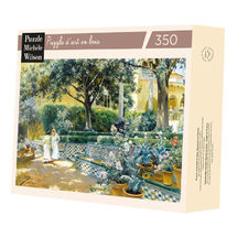 Los jardines del Alcázar de Rodríguez A597-350 Puzzle Michèle Wilson 1