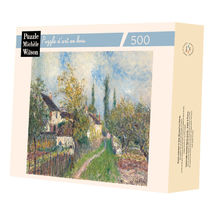 Un camino en los Sablones de Sisley A667-500 Puzzle Michèle Wilson 1