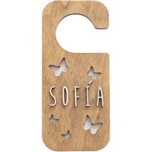 Placa pomo puerta personalizada - Mariposas VI-PL29 Vintiun 1