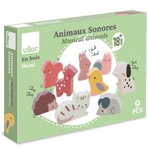 Animales de madera con sonidos V7126 Vilac 1