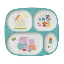 Plato bandeja con compartimentos Peppa Pig PJ-PI935K Petit Jour 1