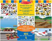 165 pegatinas reutilizables - Vehículos MD-14199 Melissa & Doug 1