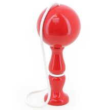 Bilboquet de madera maciza rojo V7203R Vilac 1