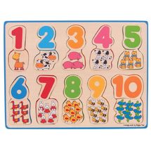 Rompecabezas numero y color BJ549 Bigjigs Toys 1