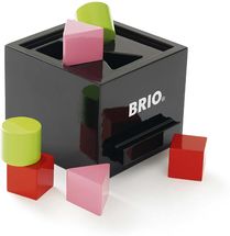 Caja de forma lacada en negro BR30144-1845 Brio 1