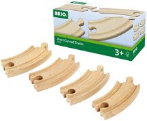 Rieles curvos pequeños de 90 mm BR-33337 Brio 1