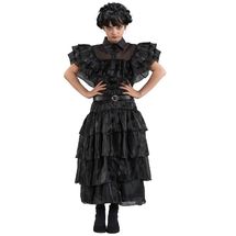 Vestido de gala negro Wednesday Addams 140cm C4629140 Chaks 1