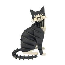 Modelo 3D de papel Gato blanco y negro FRI-11759 Fridolin 1