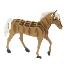 Modelo 3D de papel Caballo Haflinger FRI-11714 Fridolin 1