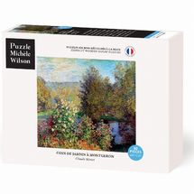 Un rincón del jardín Montgeron de Monet A1367-80 Puzzle Michèle Wilson 1