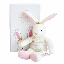 Peluche de conejo Flores de 20 cm DC3516 Doudou et Compagnie 1