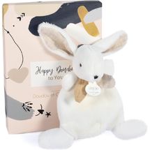 Happy Wild Mini doudou conejo beige 17 cm DC3881 Doudou et Compagnie 1