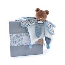 Boh'aime Peluche oso azul DC4023 Doudou et Compagnie 1