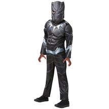 Disfraz infantil Black Panther con músculos 5-6 años RU-R640909-T56 Rubies 1