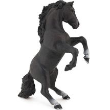 Figura del caballo rampante negro PA51522-2923 Papo 1
