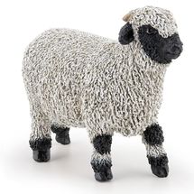Figura de oveja de nariz negra del Valais PA-51194 Papo 1