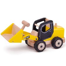 Vehículo de construcción con cargador frontal BJ-T0413 Bigjigs Toys 1