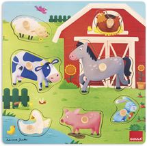 Puzzle Granja de Mamás y Bebés GO53040 Goula 1