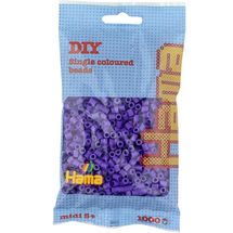 Bolsa de 1000 cuentas de plástico Midi Púrpura HAMA-207-07 Hama 1