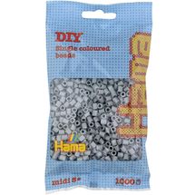 Bolsa de 1000 cuentas de plástico Midi gris HAMA-207-17 Hama 1
