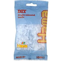 Bolsa de 1000 cuentas de plástico Midi transparente HAMA-207-19 Hama 1