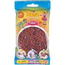 Bolsa de 1000 cuentas de plástico Midi rojo marrón HAMA-207-30 Hama 1