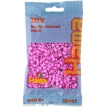 Bolsa de 1000 cuentas de plástico Midi rosa pastel HAMA-207-48 Hama 1