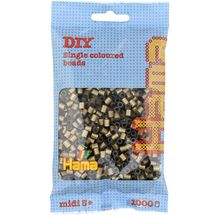 Bolsa de 1000 cuentas de plástico Midi color plata HAMA-207-63 Hama 1