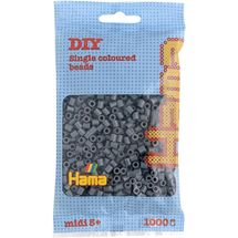 Bolsa de 1000 cuentas de plástico Midi gris oscuro HAMA-207-71 Hama 1
