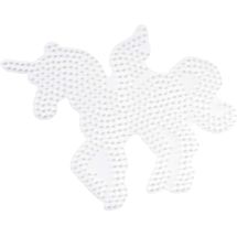 Plato unicornio blanca con bolitas de plastico Midi HAMA-315 Hama 1
