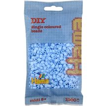Bolsa de 1000 cuentas de plástico Midi azul hielo HAMA-207-97 Hama 1