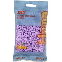 Bolsa de 1000 cuentas de plástico Midi lila HAMA-207-96 Hama 1