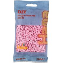 Bolsa de 1000 cuentas de plástico Midi Rosa suave HAMA-207-95 Hama 1