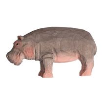 Figura Hipopótamo en madera WU-40457 Wudimals 1
