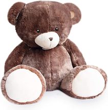 Oso Bellydou de felpa marrón 110 cm HO2900 Histoire d'Ours 1