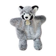 Marioneta de mano Panda gris 25 cm HO3084 Histoire d'Ours 1