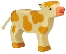 Figura de becerro de pie HZ-80012 Holztiger 1