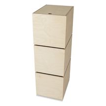 Caja de juguetes de carrusel - 3 cajas TOYCAR3BOX In2wood 1