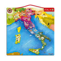 Mapa Magnético de Italia J05488 Janod 1