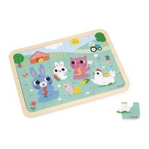 Puzzle de madera Granja 24 piezas J07126 Janod 1
