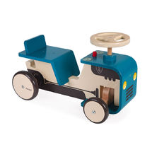 Correpasillos tractor de madera azul J08053 Janod 1