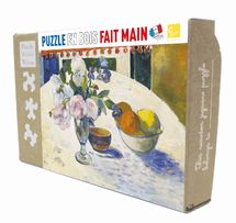 Flores y un cuenco de frutas de Gauguin K1126-12 Puzzle Michèle Wilson 1